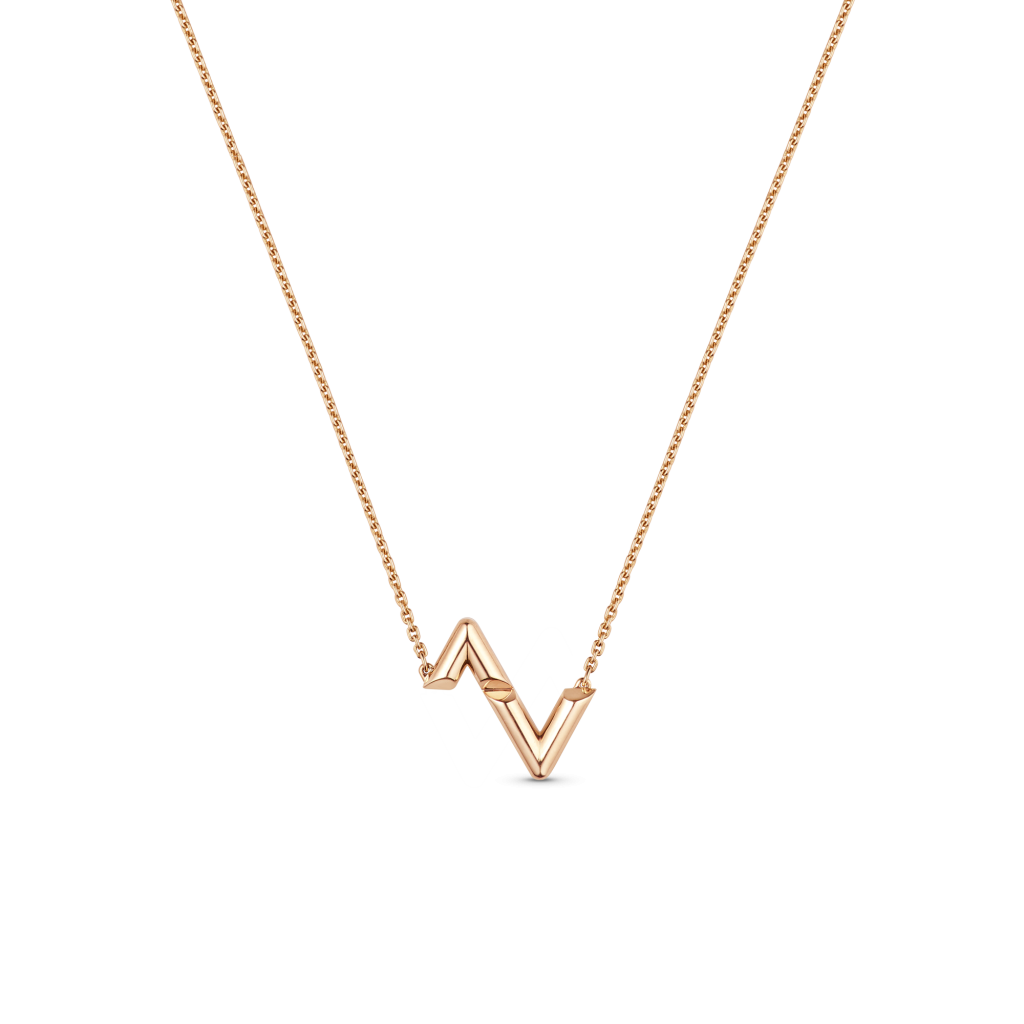 Louis Vuitton LV Volt Upside Down Pendant, Pink Gold